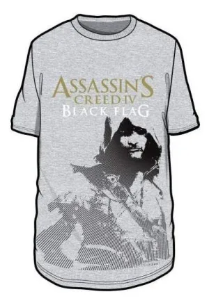 ASSASSIN'S CREED IV BLACK FLAG CAMISETA GREY XL                            