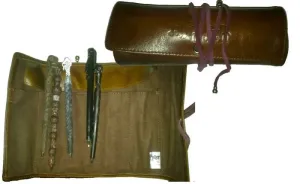 HARRY POTTER ESTUCHE DE CUERO CON VARITAS BOLIGRAFOS                       