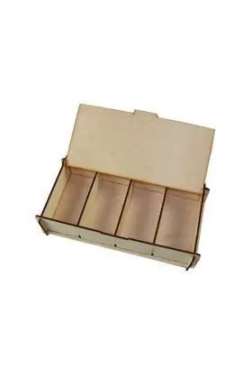 CAJA CUATRO COMPARTIMENTOS                                                 