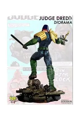 JUEZ DREDD DIORAMA 52 CM POP CULTURE SHOCK COLLECTIBLES EDICION LIMITADA   