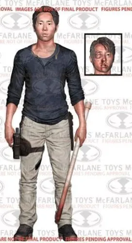 THE WALKING DEAD GLENN FIGURA 13 CM (TV VERSION) SERIE 5                   