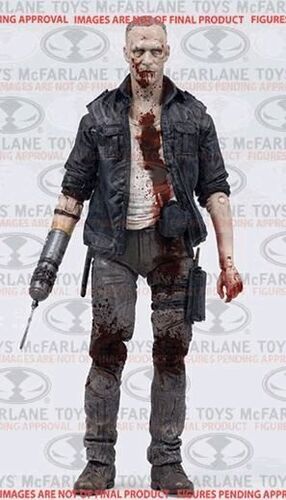 THE WALKING DEAD MERLE ZOMBIE FIG 13 CM (TV VERSION)                       