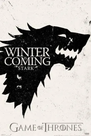 JUEGO DE TRONOS POSTER STARK SIGIL 61X91CM                                 