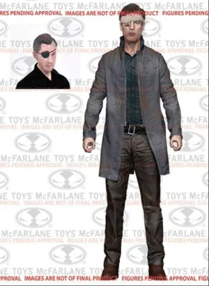 THE WALKING DEAD EL GOBERNADOR CON CHAQUETA FIGURA 13 CM TV VERSION SERI6  