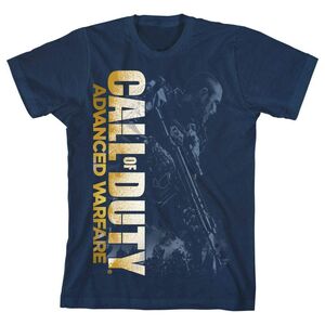 CALL OF DUTY ADVANCE WARFARE CAMISETA VERTICAL LOGO AND SOLDIER S          