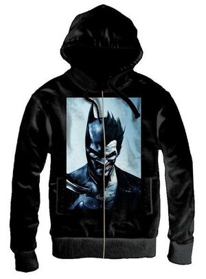 BATMAN SUDADERA CAPUCHA CON CREMALLERA BATBADJOKER FACE S                  