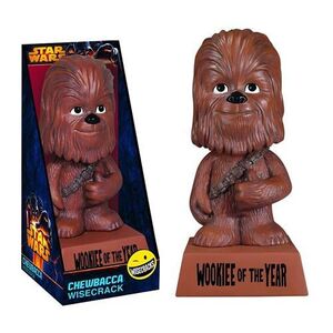 STAR WARS CHEWBACCA WOOKIEE OF THE YEAR CABEZON 18 CM WISECRACK            