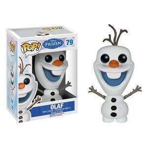 FROZEN DISNEY FIG 10 CM VINYL POP OLAF BRILLANTE                           