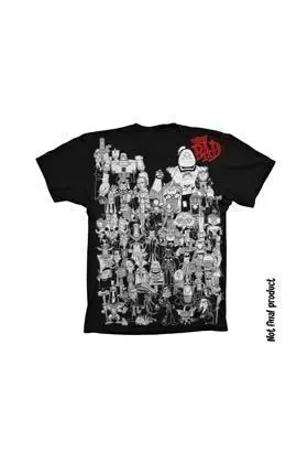 MISTER BLACK TEE BAD CAMISETA NEGRA UNISEX T-XL                            