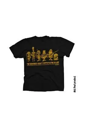 MISTER BLACK TEE BADASS HUNTERS CAMISETA NEGRA UNISEX T-MM                 