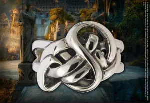 EL HOBBIT ELROND ANILLO DORADO, PLATA CHAPADA EN ORO EL HOBBIT ELROND ANILLO DORADO, PLATA CHAPADA EN ORO