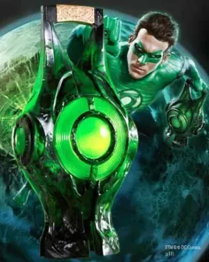 GREEN LANTERN LINTERNA DE LINTERNA VERDE REPLICA CON LUZ A TAMAÑO REAL     