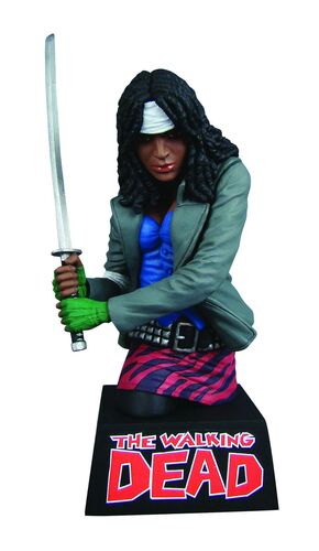 THE WALKING DEAD MICHONNE HUCHA BUSTO 20 CM                                