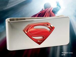 SUPERMAN MEN OF STEEL SUPERMAN CLIP SUJETA BILLETES                        