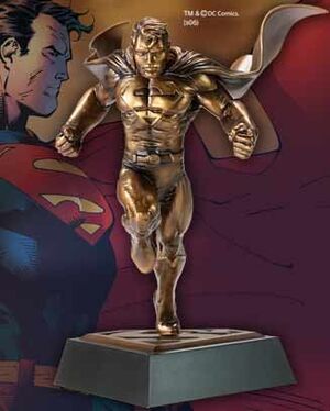 SUPERMAN MEN OF STEEL SUPERMAN ESTATUA DE BRONCE 25 CM CON BASE            