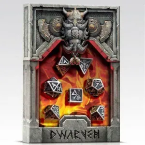 DADOS Q-WORKSHOP SET DE 7: DWARVEN METAL