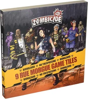 ZOMBICIDE. 9 RUE MORGUE GAME TILES                                         