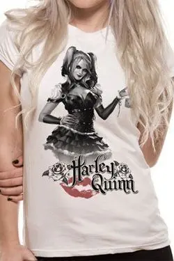BATMAN ARKHAM NIGHT CAMISETA CHICA HARLEY QUINN T-XL                       