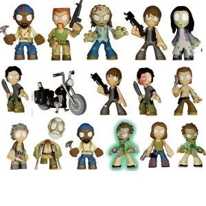 -SALDO THE WALKING DEAD FIGURA 6CM MYSTERY MINI SERIE 3                           