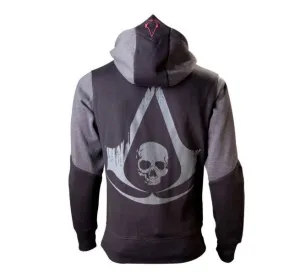 ASSASSIN'S CREED IV BLACK FLAG SUDADERA CAPUCHA LOGO T-S                   
