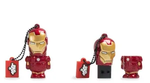 IRON MAN METALLIC MEMORIA USB 8 GB MARVEL COMICS                           