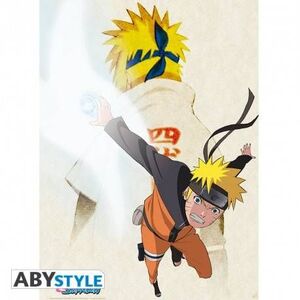 POSTER NARUTO SHIPPUDEN NARUTO & YONDAIME 52 X 38 CM                       