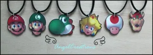 ANGEL CREATIONS COLGANTE CARA PERSONAJE MARIO BROS ANGEL CREATIONS COLGANTE CARA PERSONAJE MARIO BROS