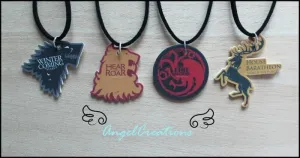 ANGEL CREATIONS COLGANTE ESCUDO CASA JUEGO DE TRONOS ANGEL CREATIONS COLGANTE ESCUDO CASA JUEGO DE TRONOS
