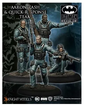 BATMAN MINIATURE GAME: AARON CASH AND QUICK RESPONSE TEAM                  