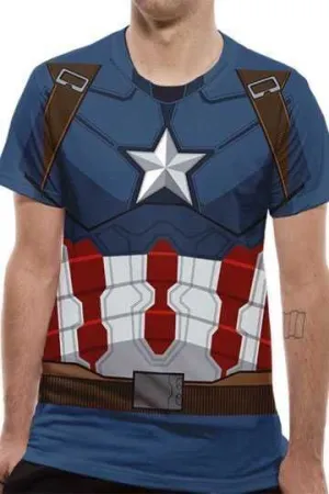CAPITAN AMERICA CIVIL WAR CAMISETA CHICO SUBLIMATION CAPITAN AMERICA XXL   