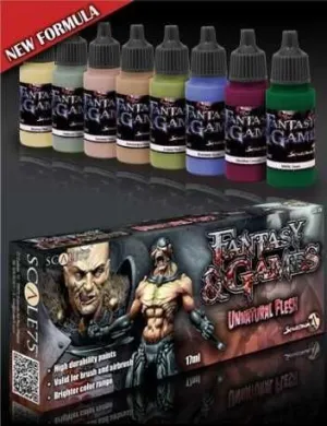 FANTASY AND GAMES. SET DE PINTURA UNNATURAL FLESH                          