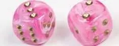 DADOS PACK 36 D6 12 MM SIGNATURE CON PUNTOS VORTEX ROSA