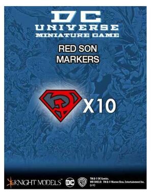 DC UNIVERSE MINIATURE GAME: RED SON MARKERS                                