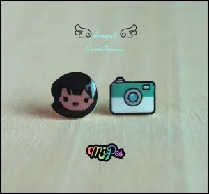 ANGEL CREATIONS PAR PENDIENTES LILO + CAMARA ANGEL CREATIONS PAR PENDIENTES LILO + CAMARA