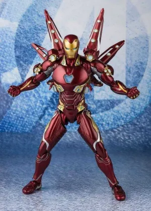*VENGADORES ENDGAME FIGURA 16 CM IRON MAN MK50 NANO WEAPON SET2 SH FIGUARTS