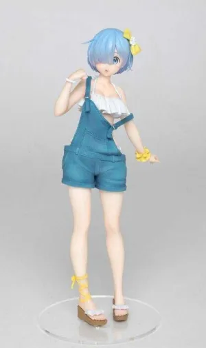RE:ZERO ESTATUA PVC 23CM REM OVERALLS VERSION                              