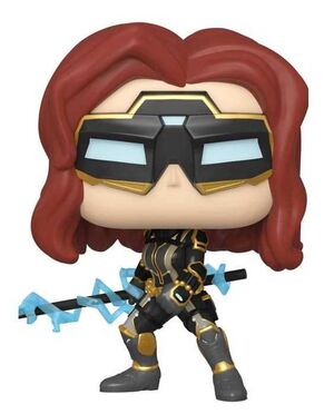 MARVEL AVENGERS (VIDEOJUEGO 2020) FIG 9CM POP VIUDA NEGRA (STARK TECH SUIT)