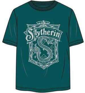 HARRY POTTER CAMISETA VERDE EMBLEMA SLYTHERIN S                            