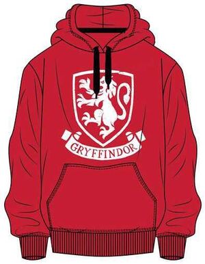 HARRY POTTER SUDADERA ROJA CON CAPUCHA LOGO GRYFFINDOR XXL                 