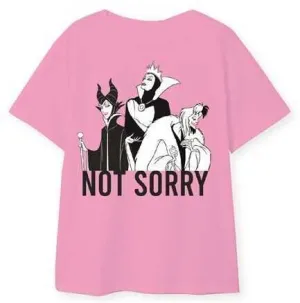 *VILLANAS DISNEY CAMISETA ROSA NOT SORRY XXL                               