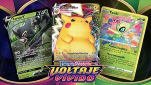 POKEMON JCC KIT TORNEO ESPADA Y ESCUDO VOLTAJE VIVIDO                      