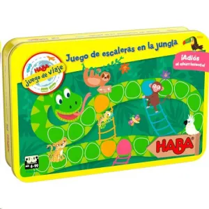 JUEGO DE ESCALERAS EN LA JUNGLA (JUEGO DE VIAJE)