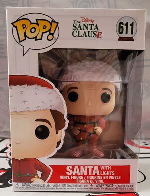SALDO - SANTA CLAUS FIG 9CM POP SANTA CON LUCES