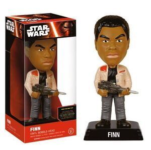 SALDO - STAR WARS EPISODIO VII CABEZON 15 CM FINN WACKY WOBBLER