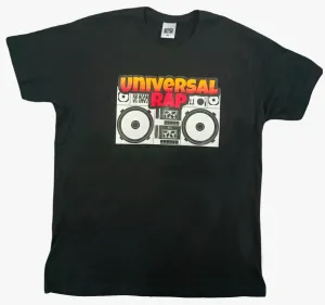 UNIVERSAL RAP CAMISETA NEGRA TALLA XXL