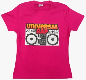 UNIVERSAL RAP CAMISETA ROSA TALLA M