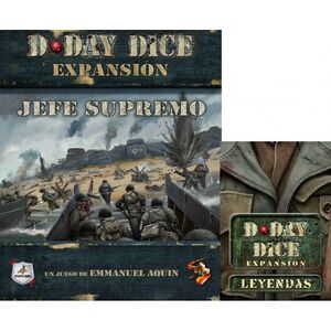 D-DAY DICE EXPASIONES JEFE SUPREMO + LEYENDAS