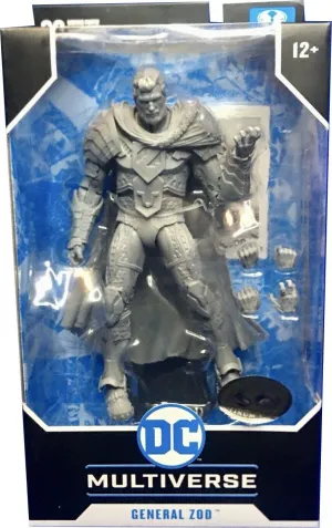DC MULTIVERSE FIGURA 18 CM  GENERAL ZOD PLATINUM EDITION