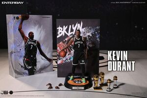 NBA COLLECTION FIGURA REAL MASTERPIECE 1/6 KEVIN DURANT 33 CM