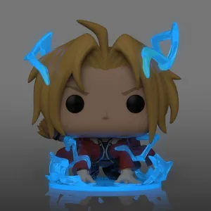 FULLMETAL ALCHEMIST BROTHERHOOD POP! ANIMATION VINYL FIGURA EDWARD WITH ENERY 9 CM CHASE BRILLA EN LA OSCURIDAD